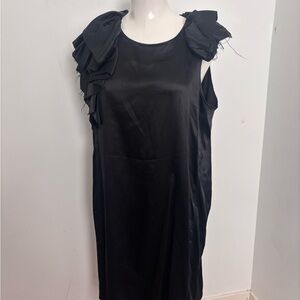 Designer Serpico Black Sleeveless Dress